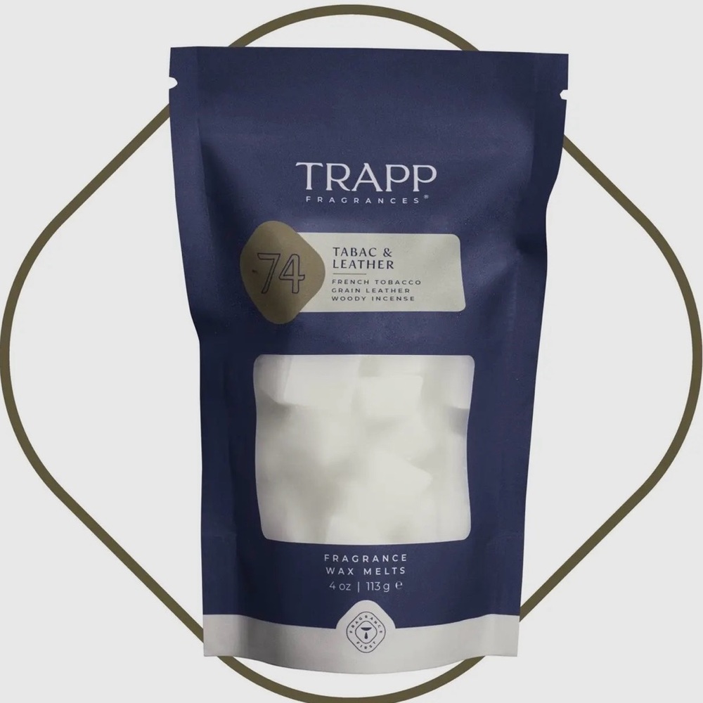 Tabac & Leather 4oz Wax Melts Bag  No. 74
